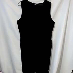 T by Talbots‎ Classic NAVY ATHLETIC  Dress WO SIZE XL DRAWSTRING WAIST POCKETS
